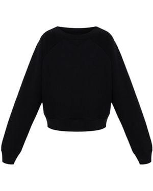 Victoria Beckham Loose Fit Sweatshirt - Black