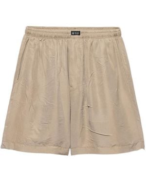 Prada Silk Bermudas - Natural
