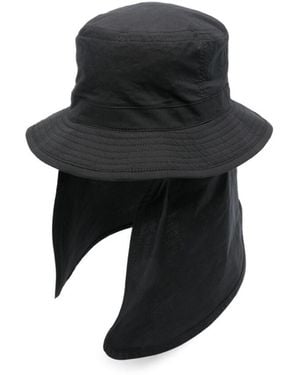 Lemaire Fisherman's Hat With Wide Brim - Black
