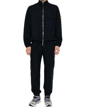 Stone Island Long-Sleeve Jacket - Black