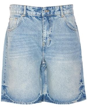 Represent R 13 Denim Shorts - Blue