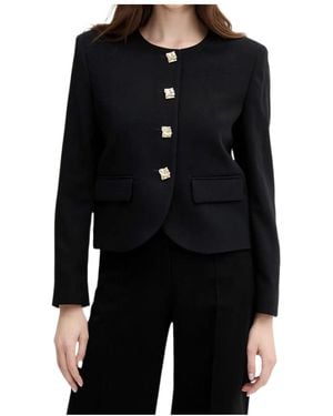 Marella Long-Sleeved Jacket - Black