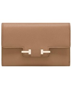 Tom Ford Folding Rectangular Wallet - Natural