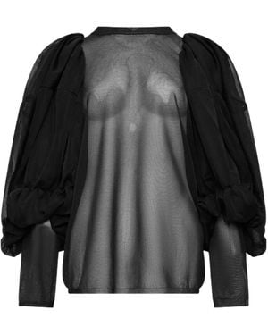 Comme des Garçons Sheer Top - Black