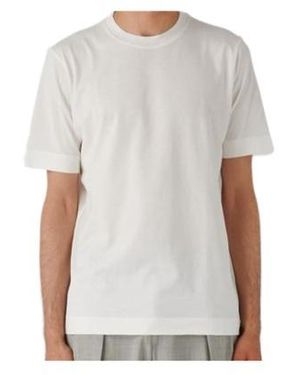 Gran Sasso Crewneck Short-Sleeved T-Shirt - White