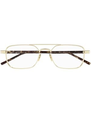 Saint Laurent Eyewear Sl 780 Rectangular Glasses - White