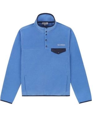 Sporty & Rich Logo-Embroidered Jumper - Blue