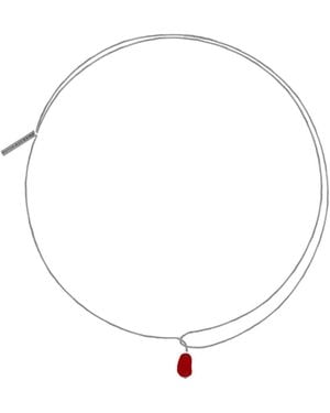 Dries Van Noten Pendant Necklace - White