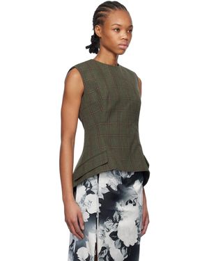 MERYLL ROGGE Blazer Top - Green