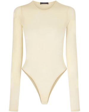Wardrobe NYC Stretch-Jersey Bodysuit - White