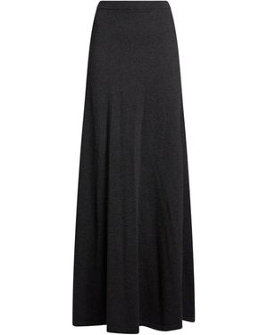 Balenciaga Midlength Woolblend Skirt - Black