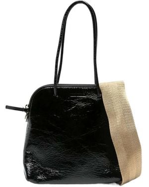 Uma Wang Top Handle Shoulder Bag - Black