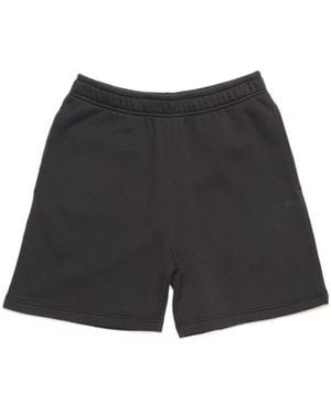 Acne Studios Fleece Track Shorts - Black