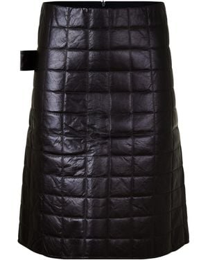 Bottega Veneta Versatile Midi Dress - Black