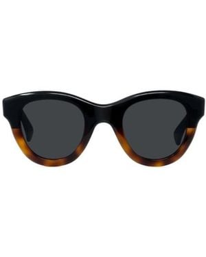KENZO Oval Frame Sunglsses - Black