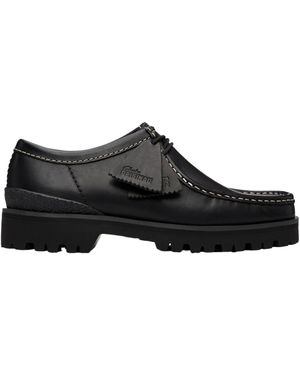 Clarks Walla Yukoner Derby Shoes - Black