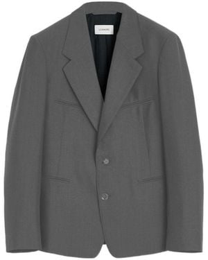 Lemaire Tailored Buttoned Jacket - Grey