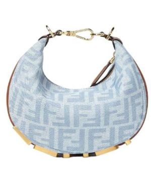 Fendi Mini Graphy Ff Tote Bag - Blue