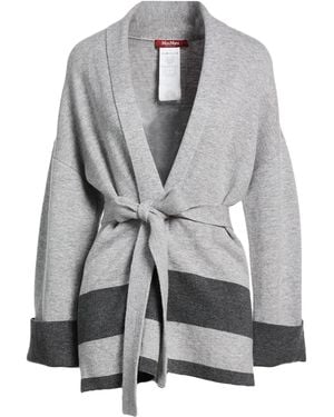 Max Mara Two-Tone Knit Jacket - Gray