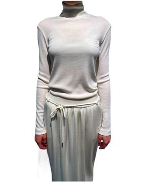 Max Mara Long-Sleeved T-Shirt - Gray