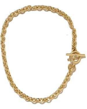 David Yurman Dy Mercer? 18-Karat Diamond Necklace - Metallic
