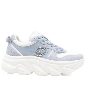 Liu Jo Steffy 01 Logo-Plaque Sneakers - Blue