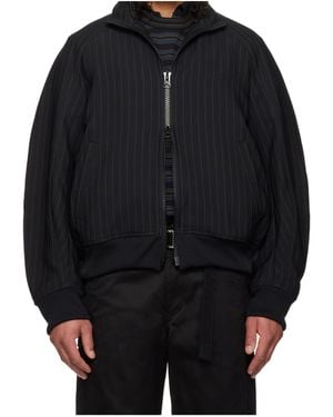 Sacai Wool Blend Jacket - Black