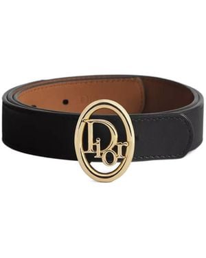 Dior Reversible Oblique Belt - White