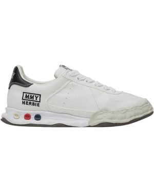 Maison Mihara Yasuhiro Canvas Trainers - White