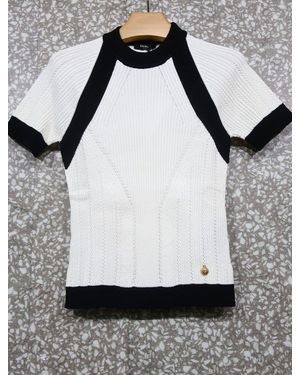 Balmain Short-Sleeved Tops - Gray