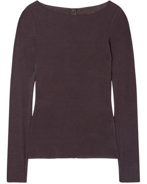 Skims Long-Sleeved T-Shirt - Purple