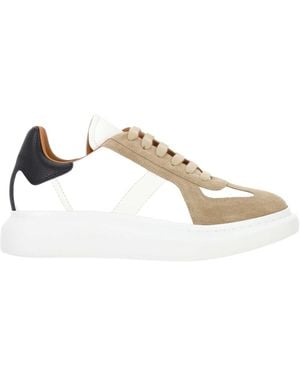 McQueen Lace-Up Sneakers - Metallic