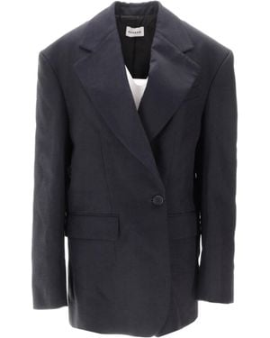 P.A.R.O.S.H. Single-Breasted Blazer - Blue