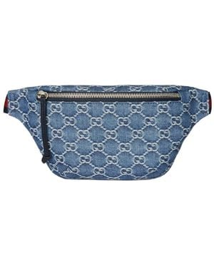 Gucci Children's Gg Belt Bag - Blue