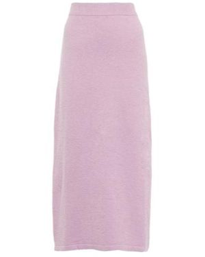Altuzarra Malia Cotton-Blend Midi Skirt - Pink