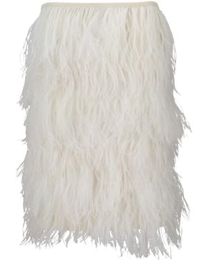 The Attico Midi Skirt - White