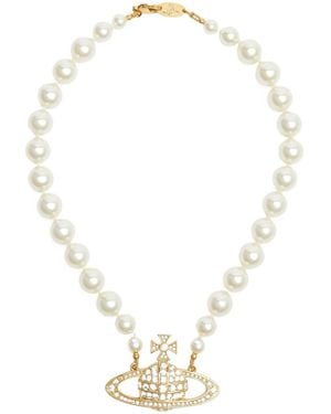 Vivienne Westwood Pearl-Necklace - Metallic