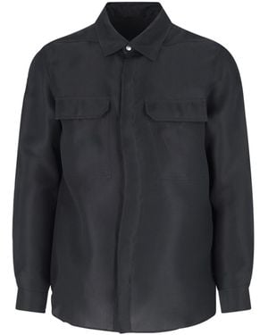Rick Owens Hollywood Outershirt - Blue