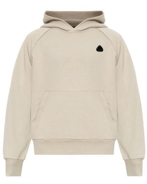 Moose Knuckles Long-Sleeved Hooded Sweatshirt - White