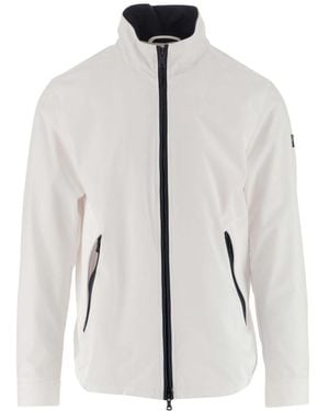 Paul & Shark Logo Zipper Jacket - White