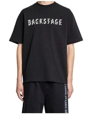44 Label Group Logo-Print T-Shirt - Black