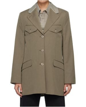 Our Legacy Cruise Long-Sleeved Suit Jacket - Natural
