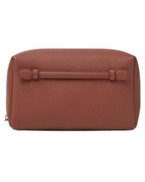 Loro Piana Medium Extra Travel Pouch - Red