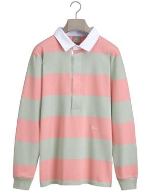 Dior Homme Long-Sleeved Polo Shirt - Pink