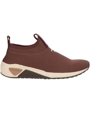 DIESEL Minimalist Sock-Style Sneakers - Brown