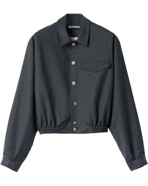 Jacquemus Long-Sleeve Casual Jacket - Blue