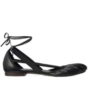 Lemaire Flat Pedille Ballerinas - Black