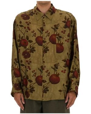 Uma Wang Long Sleeve Shirt - Green