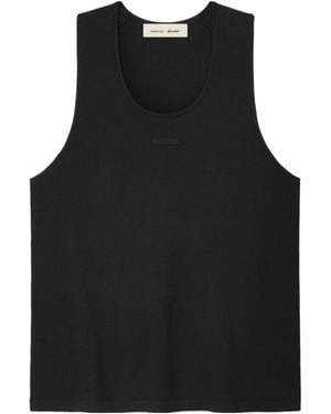 Fear Of God Logo-Patch Tank Top - Black
