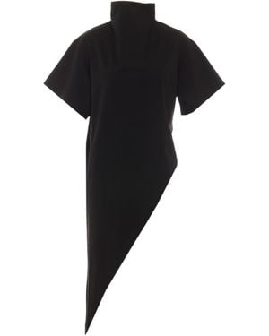 Alaïa Triangle Cotton Jersey T-Shirt - Black